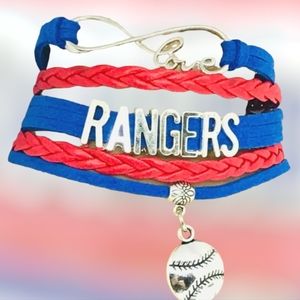 Texas Rangers Wrap Bracelet